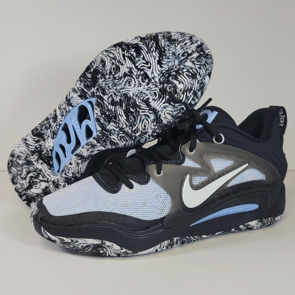 Size 8 Nike KD 15 Refuge Black White Royal DC1975 101 Men’s Basketball Shoes